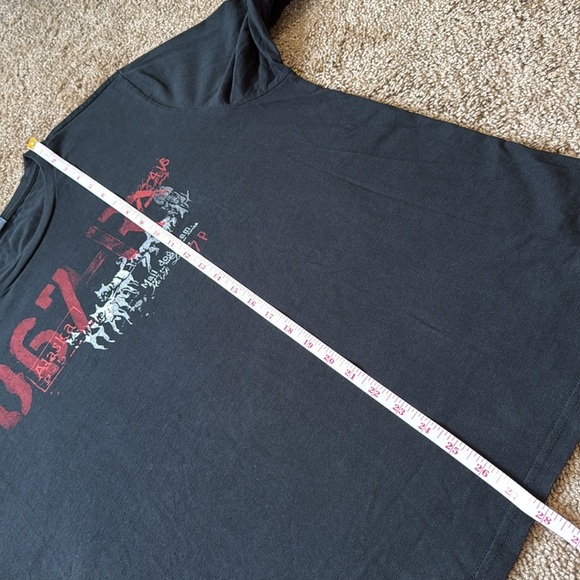 Polo Ralph Lauren Black Long Sleeve Graphic Tee Alaska Mail Dog Team Logo Print - Picture 7 of 8